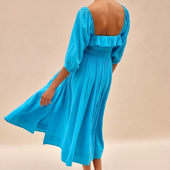 New!Free People Oasis Midi Dress - Picture 2 of 11